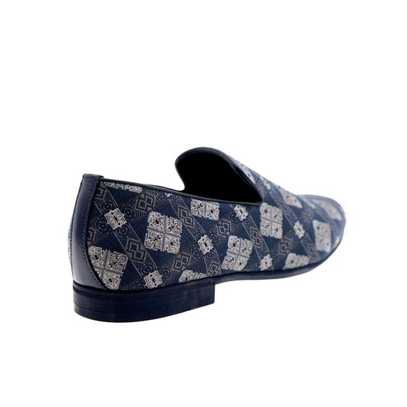 Jimmy Choo Loafers Sloane Blue Slip-On Shoes Size 11.5 New - Picture 3 of 7